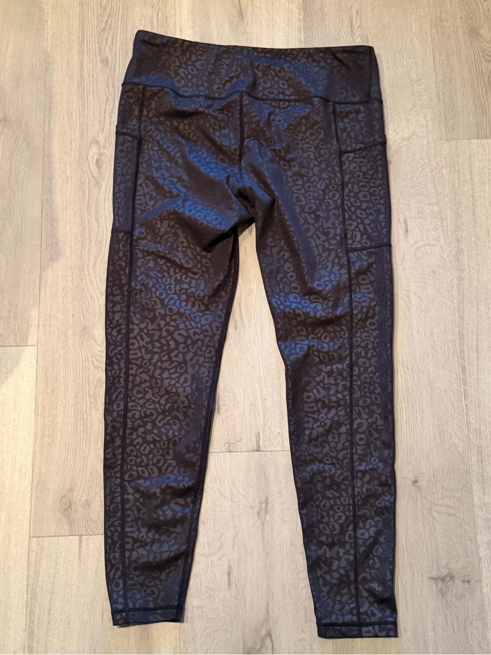 Constantly Varied Gear (CVG) Black Leopard Print Pocket Leggings